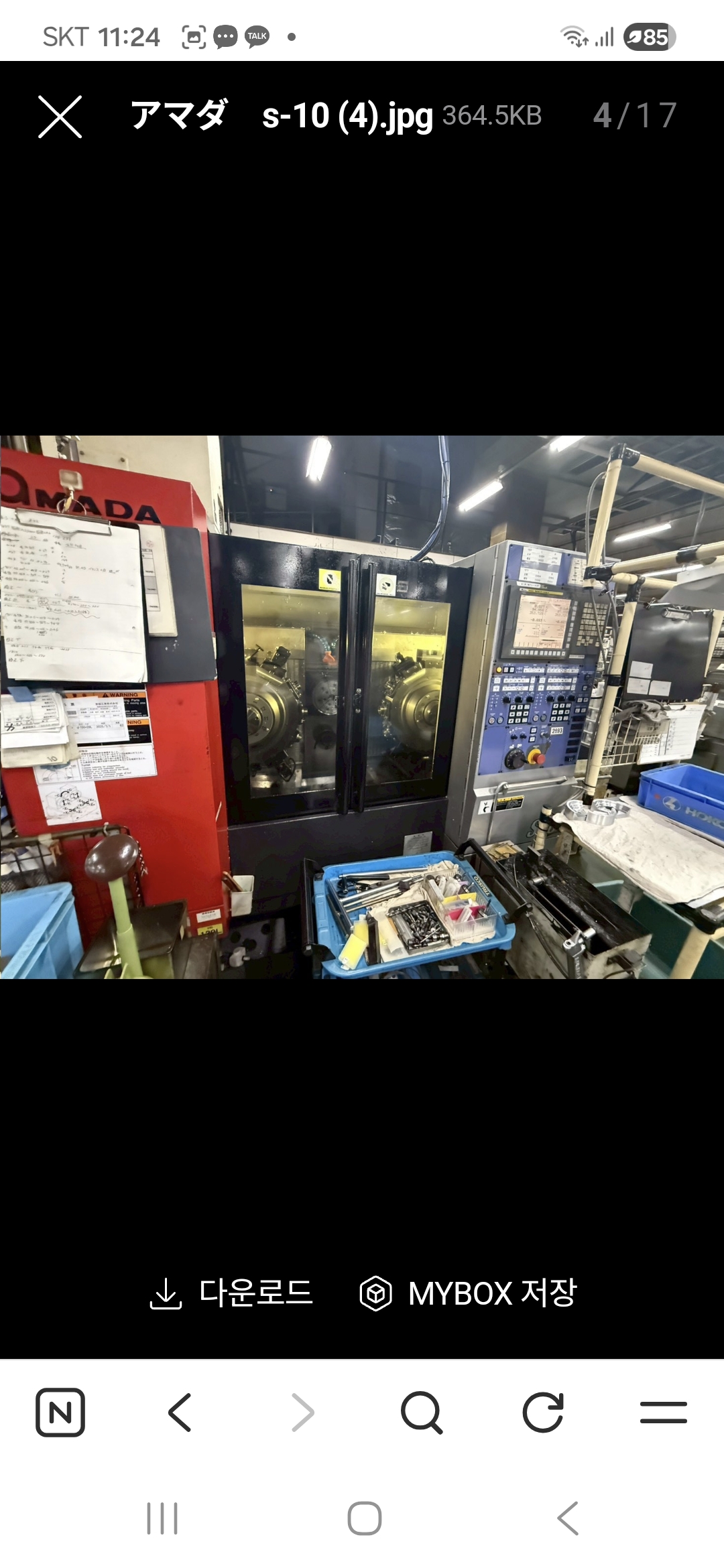 아마다 1스핀들 2터렛 CNC선반